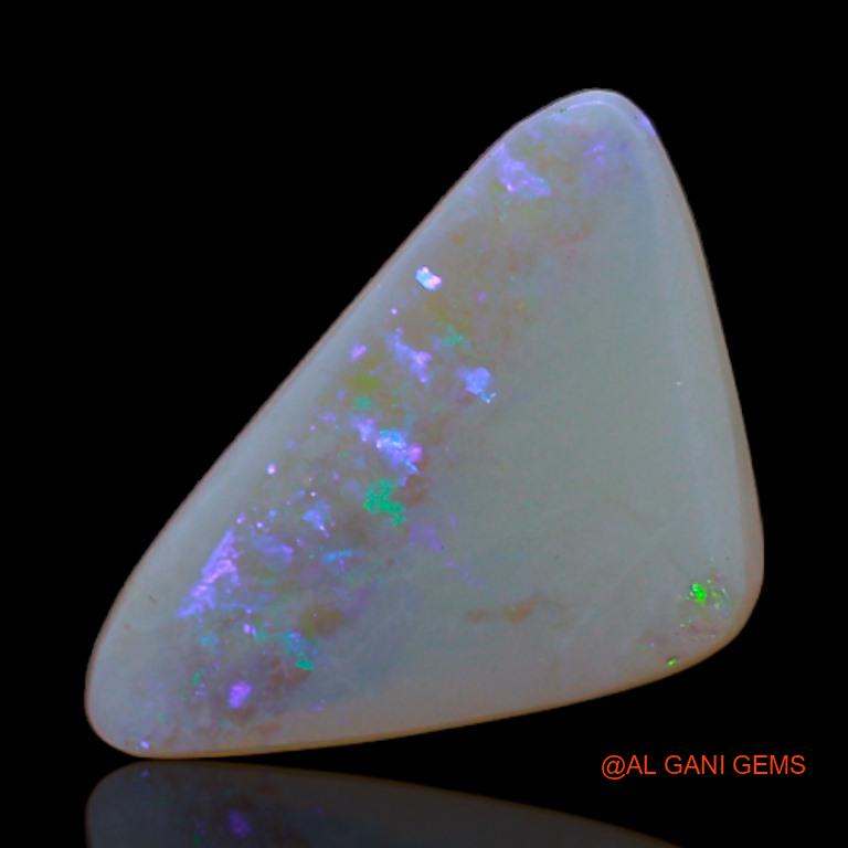 2.00 Cts Natural Australian Fire Opal Loose Gemstone Trillion Cabochon 14x8x3 mm A-600