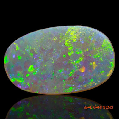 3.00 Cts Natural Australian Fire Opal Loose Gemstone Oval Cabochon 16x10x2 mm A-601