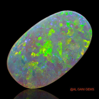 3.00 Cts Natural Australian Fire Opal Loose Gemstone Oval Cabochon 16x10x2 mm A-601