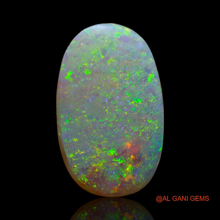 3.00 Cts Natural Australian Fire Opal Loose Gemstone Oval Cabochon 16x10x2 mm A-601
