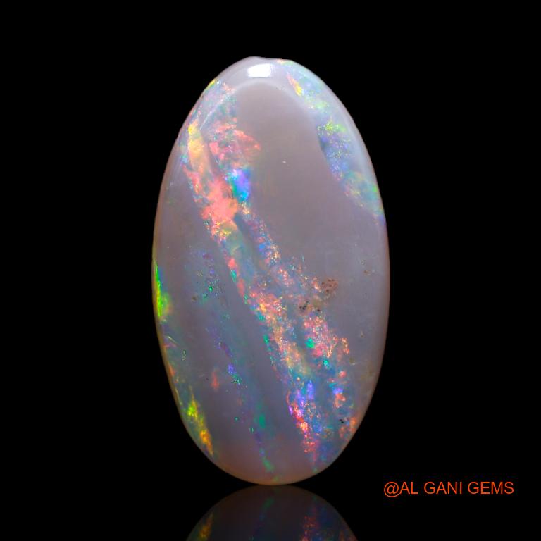 3.05 Cts Natural Australian Fire Opal Oval Cabochon Loose Gemstone For Jewelry 18x10x2 mm A-602