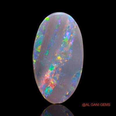 3.05 Cts Natural Australian Fire Opal Oval Cabochon Loose Gemstone For Jewelry 18x10x2 mm A-602