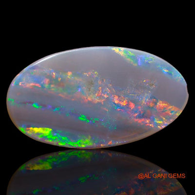 3.05 Cts Natural Australian Fire Opal Oval Cabochon Loose Gemstone For Jewelry 18x10x2 mm A-602