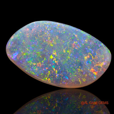 3.00 Cts Natural Australian Fire Opal Loose Gemstone Fancy Cabochon 17x10x2 mm A-604