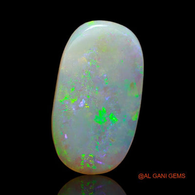 3.90 Cts Natural Australian Fire Opal Oval Cabochon Loose Gemstone For Jewelry 19x10x3 mm A-609