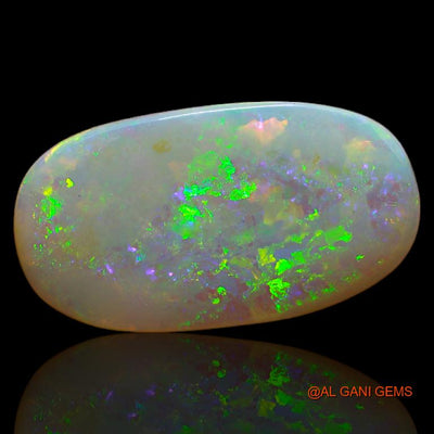3.90 Cts Natural Australian Fire Opal Oval Cabochon Loose Gemstone For Jewelry 19x10x3 mm A-609