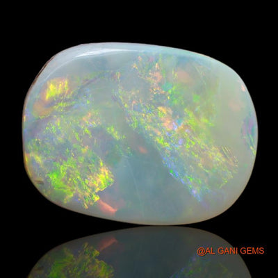 Natural Untreated Fire Opal Loose Gemstone Oval Cabochon From Australia 6.75 Cts 18x13x3 mm A-60
