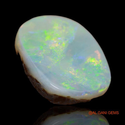 Natural Untreated Fire Opal Loose Gemstone Oval Cabochon From Australia 6.75 Cts 18x13x3 mm A-60