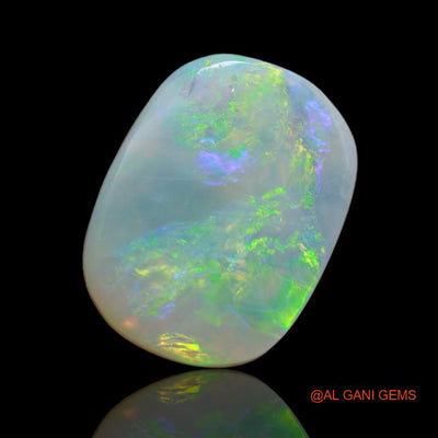 Natural Untreated Fire Opal Loose Gemstone Oval Cabochon From Australia 6.75 Cts 18x13x3 mm A-60