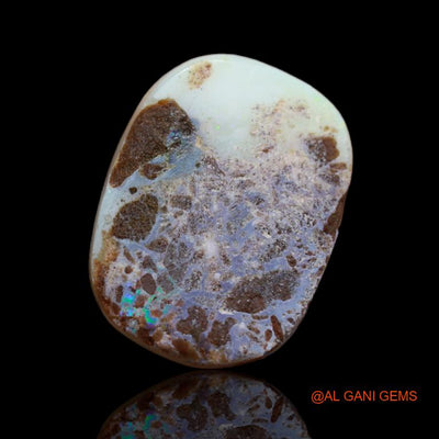 Natural Untreated Fire Opal Loose Gemstone Oval Cabochon From Australia 6.75 Cts 18x13x3 mm A-60