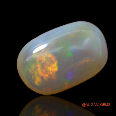 5.45 Cts Natural Australian Fire Opal Oval Cabochon Loose Gemstone For Jewelry 17x10x1 mm A-613