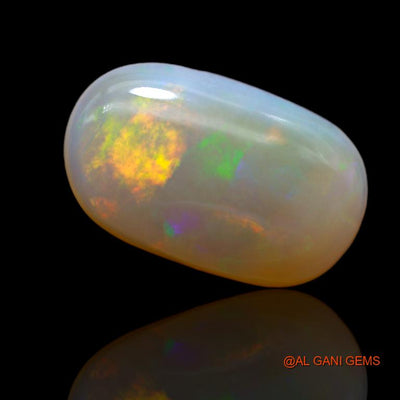 5.45 Cts Natural Australian Fire Opal Oval Cabochon Loose Gemstone For Jewelry 17x10x1 mm A-613