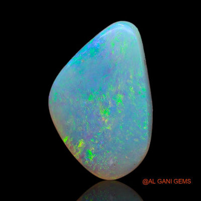 3.80 Cts Natural Australian Fire Opal Loose Gemstone Fancy Cabochon 16x10x1 mm A-615