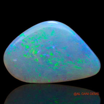 3.80 Cts Natural Australian Fire Opal Loose Gemstone Fancy Cabochon 16x10x1 mm A-615
