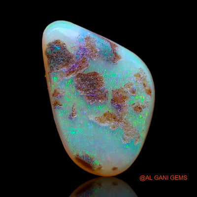3.80 Cts Natural Australian Fire Opal Loose Gemstone Fancy Cabochon 16x10x1 mm A-615