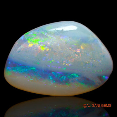 3.00 Cts Unheated Australian Fire Opal Loose Gemstone Fancy Cabochon Natural 16x11x1 mm A-619