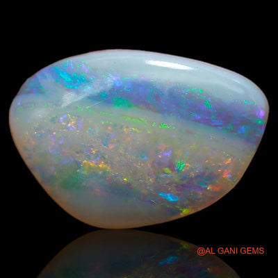 3.00 Cts Unheated Australian Fire Opal Loose Gemstone Fancy Cabochon Natural 16x11x1 mm A-619