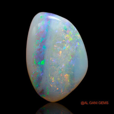 3.00 Cts Unheated Australian Fire Opal Loose Gemstone Fancy Cabochon Natural 16x11x1 mm A-619