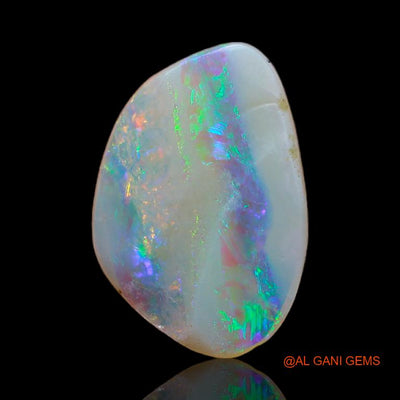 3.00 Cts Unheated Australian Fire Opal Loose Gemstone Fancy Cabochon Natural 16x11x1 mm A-619