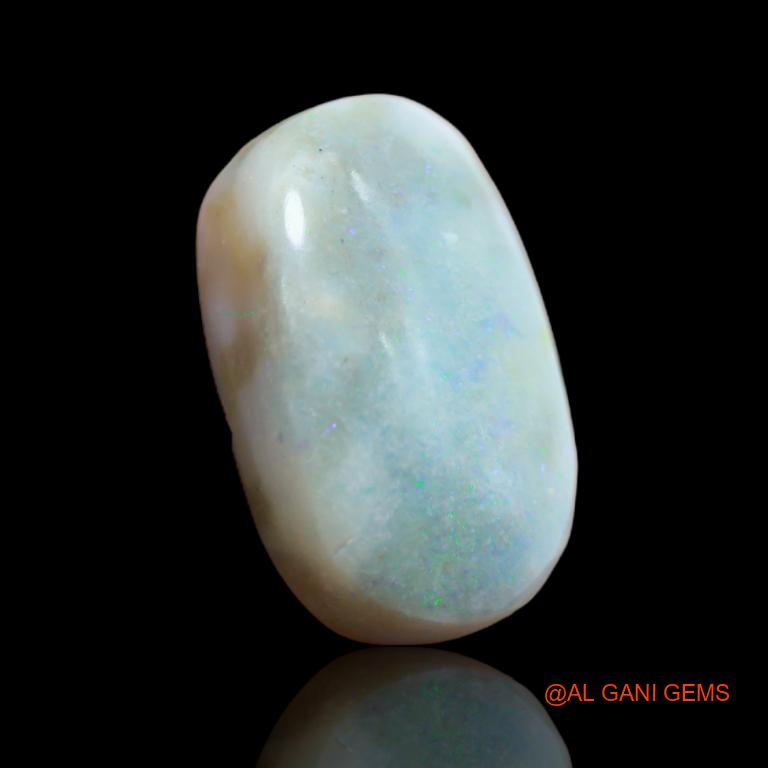 Natural Untreated Fire Opal Loose Gemstone Fancy Cabochon From Australia 13.00 Cts 20x12x7 mm A-61