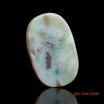 Natural Untreated Fire Opal Loose Gemstone Fancy Cabochon From Australia 13.00 Cts 20x12x7 mm A-61