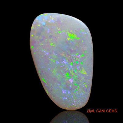2.30 Cts Natural Australian Fire Opal Loose Gemstone Fancy Cabochon 17x11x1 mm A-620