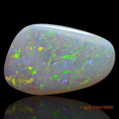 2.30 Cts Natural Australian Fire Opal Loose Gemstone Fancy Cabochon 17x11x1 mm A-620