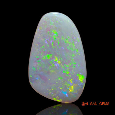 2.30 Cts Natural Australian Fire Opal Loose Gemstone Fancy Cabochon 17x11x1 mm A-620