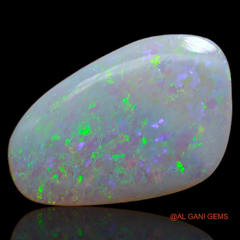2.30 Cts Natural Australian Fire Opal Loose Gemstone Fancy Cabochon 17x11x1 mm A-620