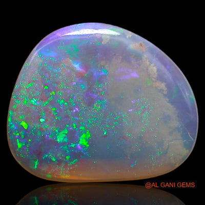 Natural Fire Opal Gemstone 2.60 Cts Loose Fancy Cabochon From Australia 14x12x2 mm A-623
