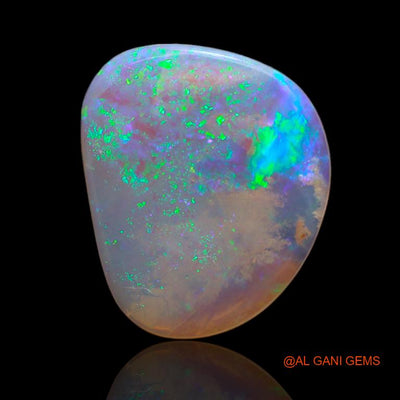 Natural Fire Opal Gemstone 2.60 Cts Loose Fancy Cabochon From Australia 14x12x2 mm A-623