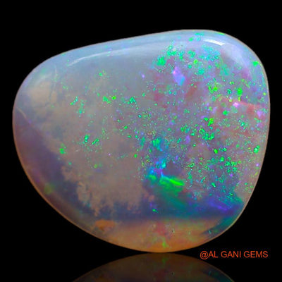 Natural Fire Opal Gemstone 2.60 Cts Loose Fancy Cabochon From Australia 14x12x2 mm A-623