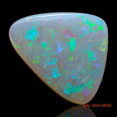 Natural Fire Opal Gemstone 3.20 Cts Loose Trillion Cabochon From Australia 15x12x2 mm A-627