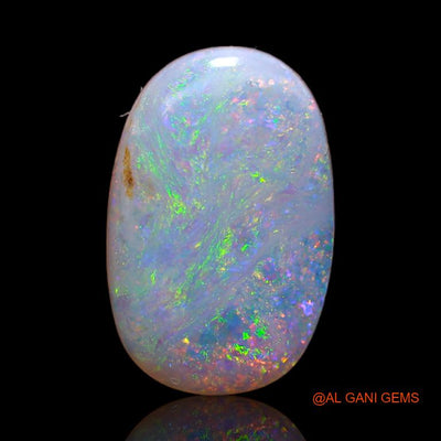 Natural Untreated Fire Opal Loose Gemstone Oval Cabochon From Australia 2.20 Cts 15x9x2 mm A-628