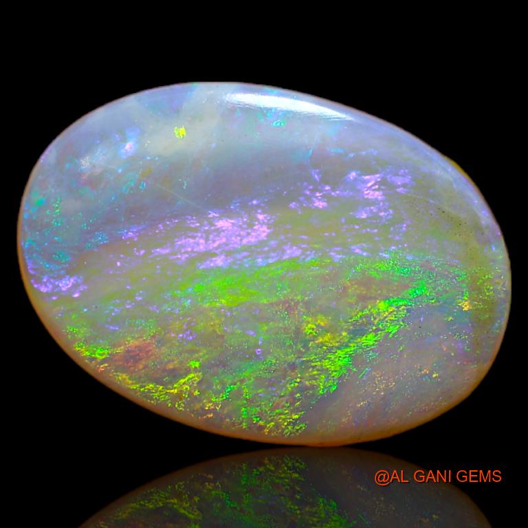 3.60 Cts Natural Australian Fire Opal Oval Cabochon Loose Gemstone For Jewelry 15x11x3 mm A-629