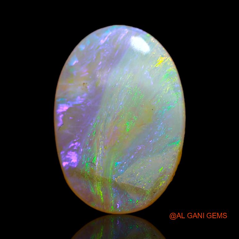 3.60 Cts Natural Australian Fire Opal Oval Cabochon Loose Gemstone For Jewelry 15x11x3 mm A-629