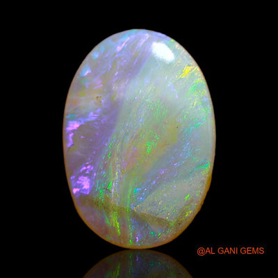3.60 Cts Natural Australian Fire Opal Oval Cabochon Loose Gemstone For Jewelry 15x11x3 mm A-629