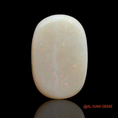 9.10 Cts Natural Australian Fire Opal Loose Gemstone Fancy Cabochon 19x13x4 mm A-62