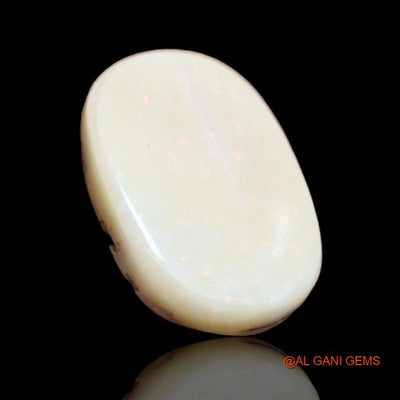 9.10 Cts Natural Australian Fire Opal Loose Gemstone Fancy Cabochon 19x13x4 mm A-62