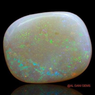 3.85 Cts Natural Australian Fire Opal Loose Gemstone Oval Cabochon 14x11x3 mm A-630