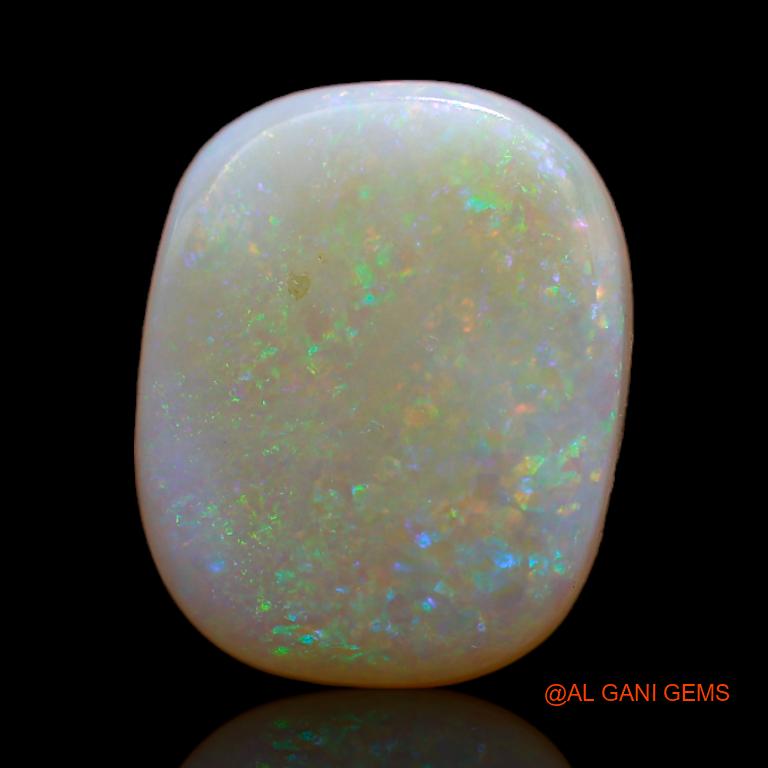 3.85 Cts Natural Australian Fire Opal Loose Gemstone Oval Cabochon 14x11x3 mm A-630