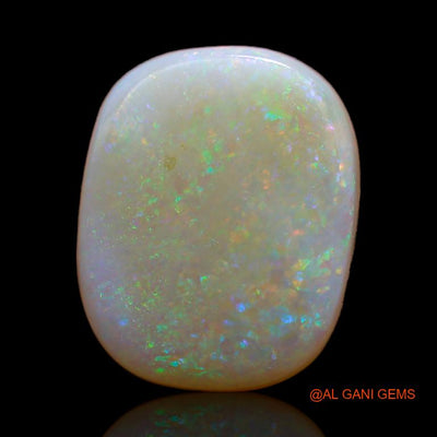 3.85 Cts Natural Australian Fire Opal Loose Gemstone Oval Cabochon 14x11x3 mm A-630