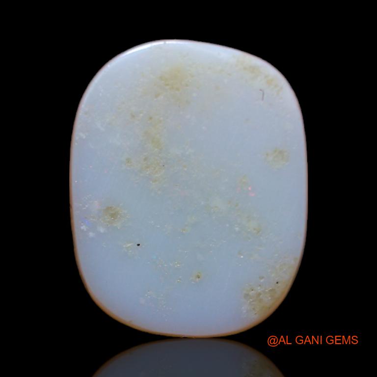 3.85 Cts Natural Australian Fire Opal Loose Gemstone Oval Cabochon 14x11x3 mm A-630