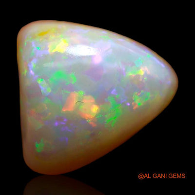 4.80 Cts Natural Australian Fire Opal Loose Gemstone Trillion Cabochon 11x11x6 mm A-631