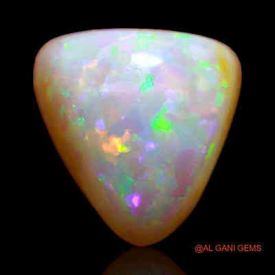 4.80 Cts Natural Australian Fire Opal Loose Gemstone Trillion Cabochon 11x11x6 mm A-631