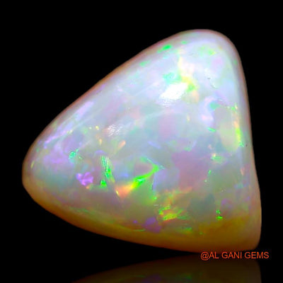 4.80 Cts Natural Australian Fire Opal Loose Gemstone Trillion Cabochon 11x11x6 mm A-631