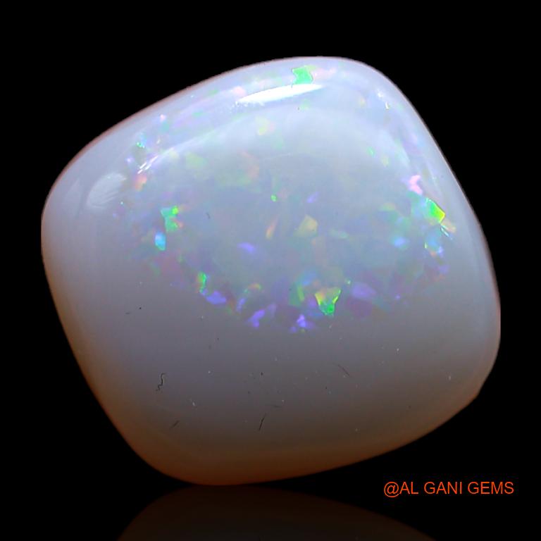 Natural Untreated Fire Opal Loose Gemstone Fancy Cabochon From Australia 6.25 Cts 12x12x6 mm A-634