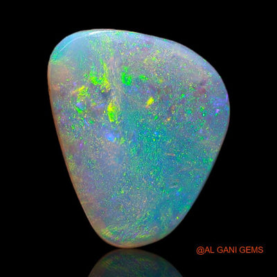 2.35 Cts Natural Australian Fire Opal Loose Gemstone Trillion Cabochon 14x10x4 mm A-636