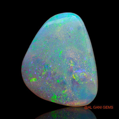 2.35 Cts Natural Australian Fire Opal Loose Gemstone Trillion Cabochon 14x10x4 mm A-636