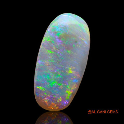 3.05 Cts Unheated Australian Fire Opal Loose Gemstone Oval Cabochon Natural 18x9x2 mm A-638